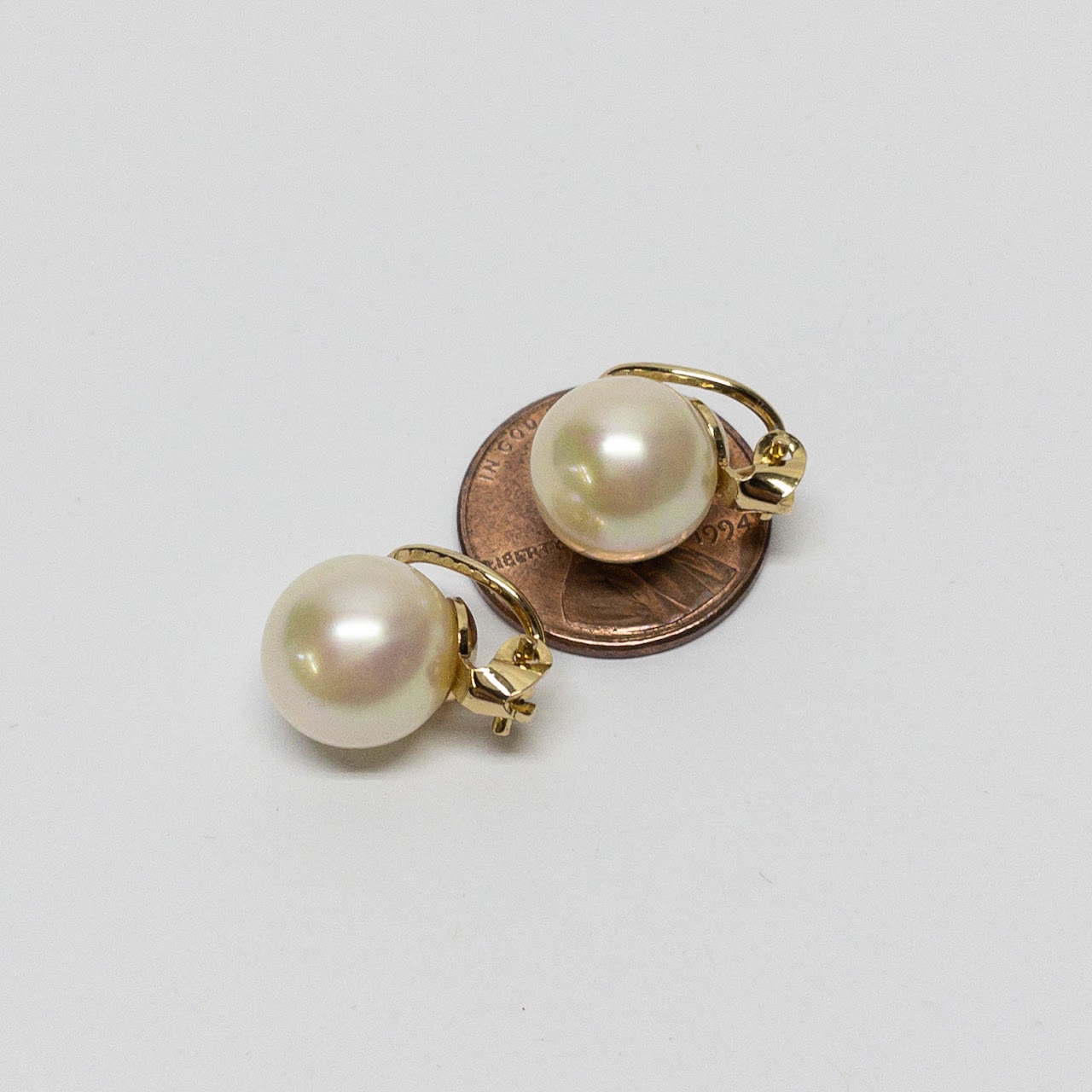 Christian Dior Faux Pearl Clip-On Earrings