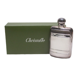 Christofle Silver Plated Flask
