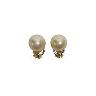 Christian Dior Faux Pearl Clip-On Earrings