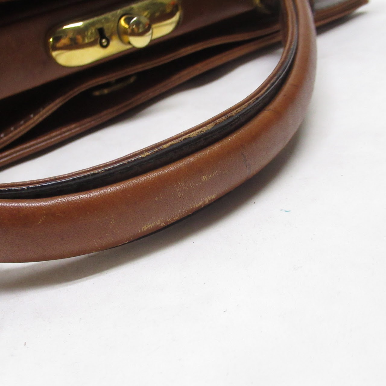 Leather  Vintage Frame Handbag