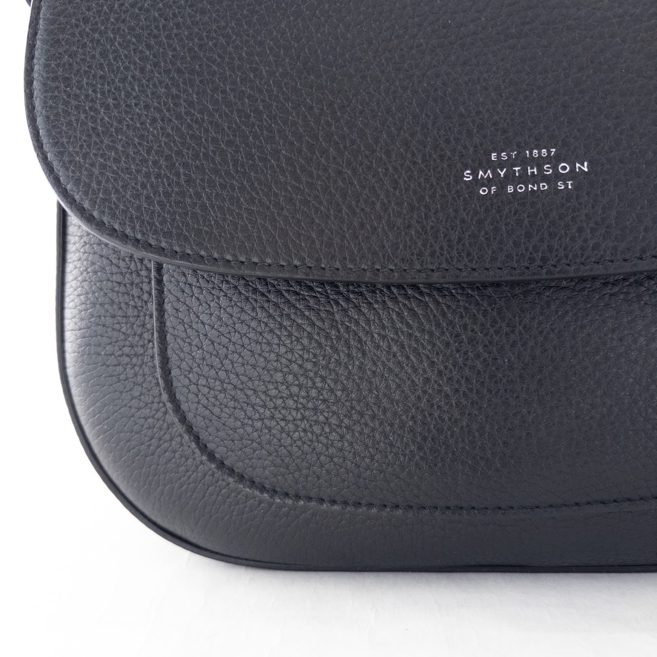 Smythson of Bond Street Leather Shoulder Bag