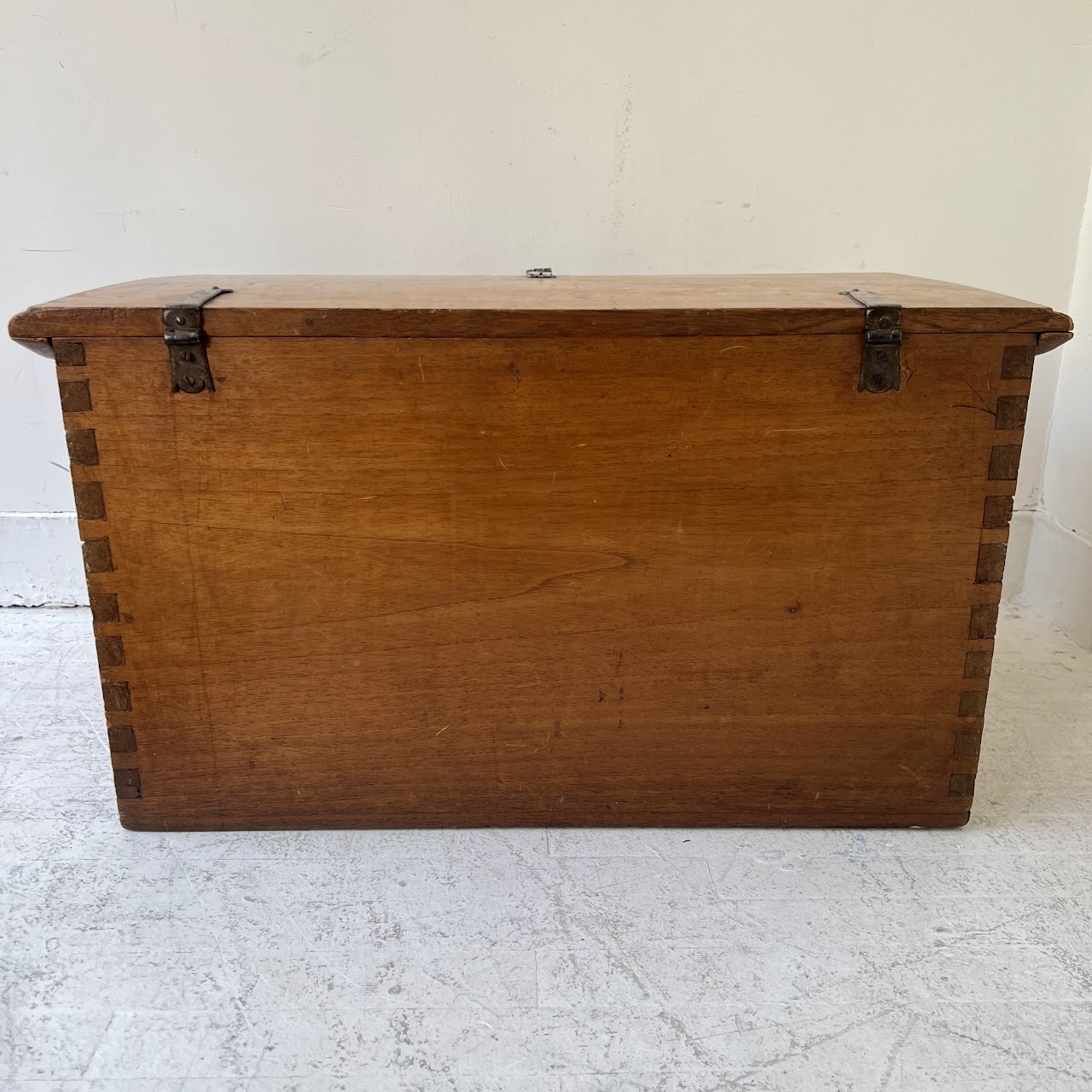 Antique Marquetry Blanket Chest