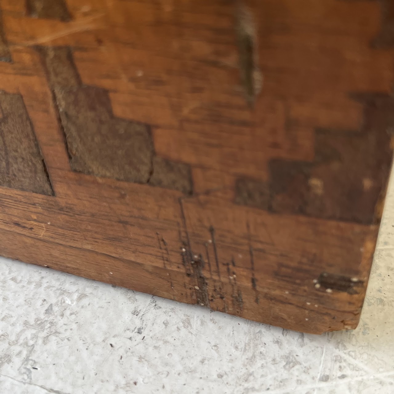 Antique Marquetry Blanket Chest