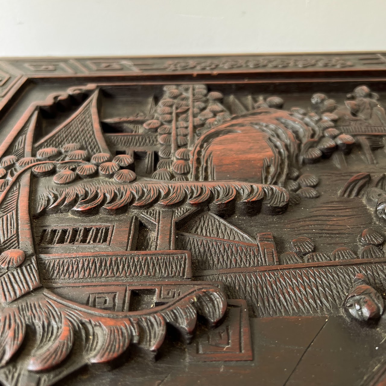 Chinese Carved Camphor Chest