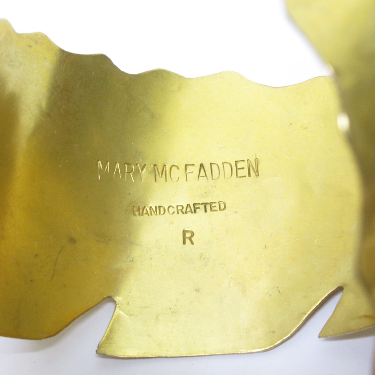 Mary McFadden Brass Cuff Bracelet