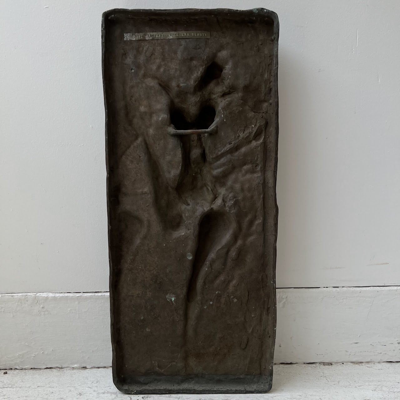 Miriam Brofsky Signed Brutalist Bronze Sculpture