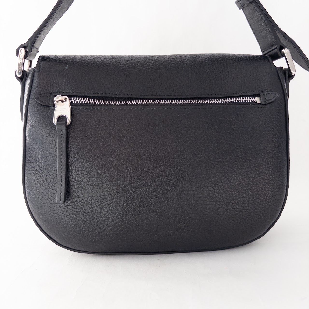 Smythson of Bond Street Leather Shoulder Bag