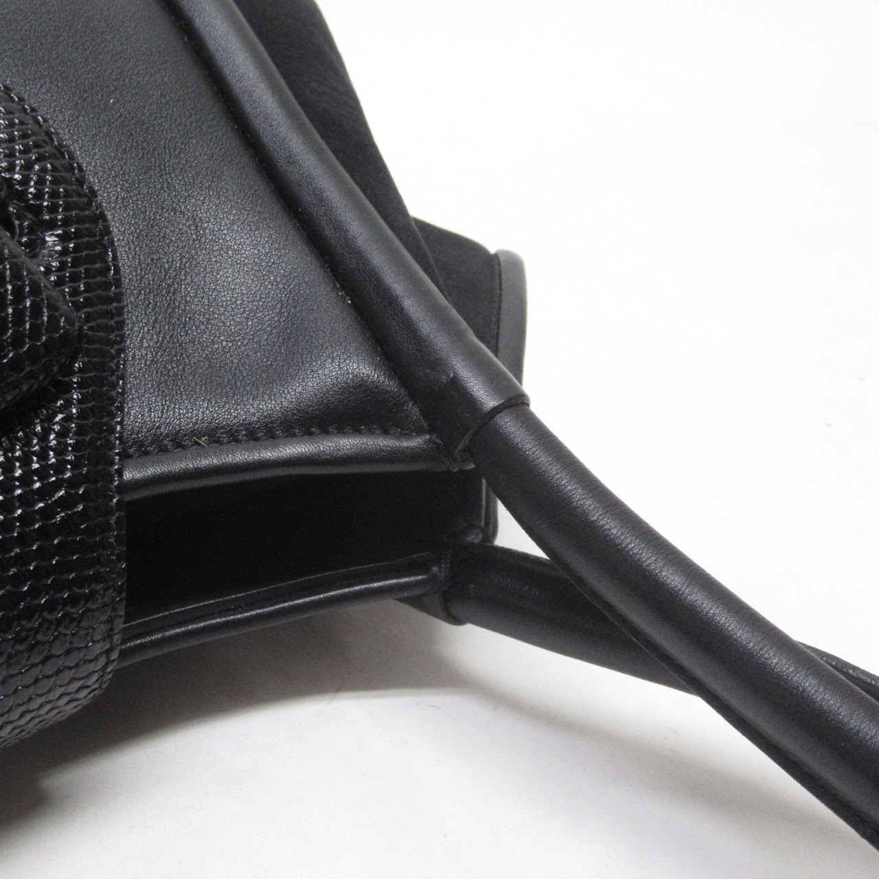 Smythson of Bond Street Leather Shoulder Bag