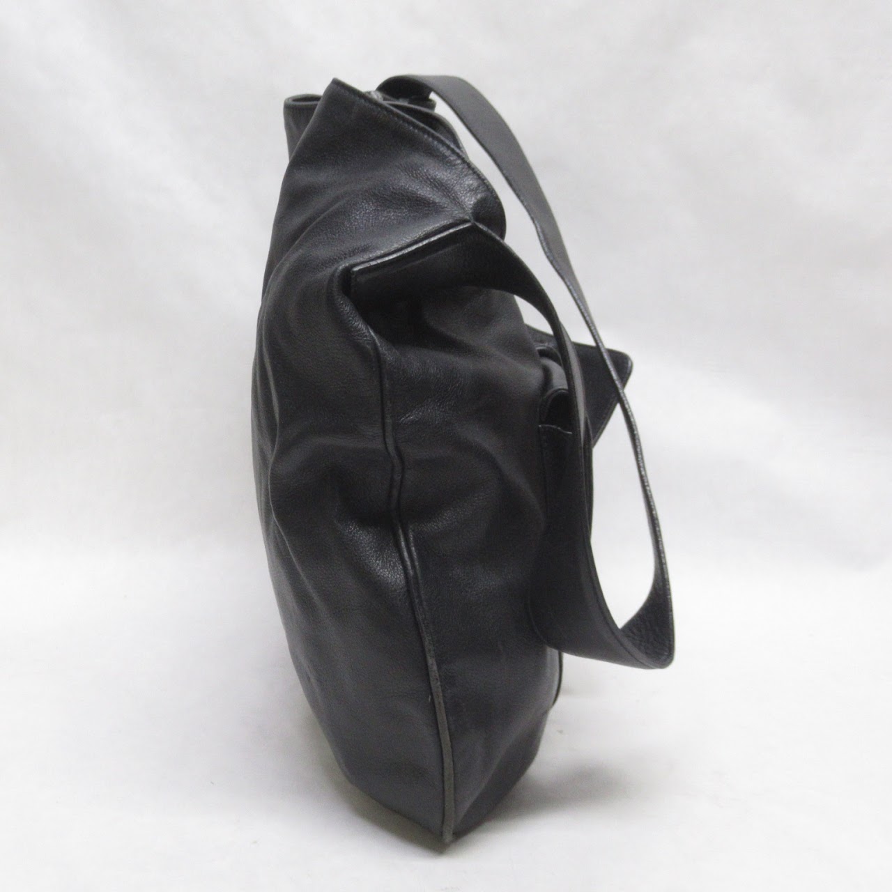 Burberry London Black Leather Shoulder Bag
