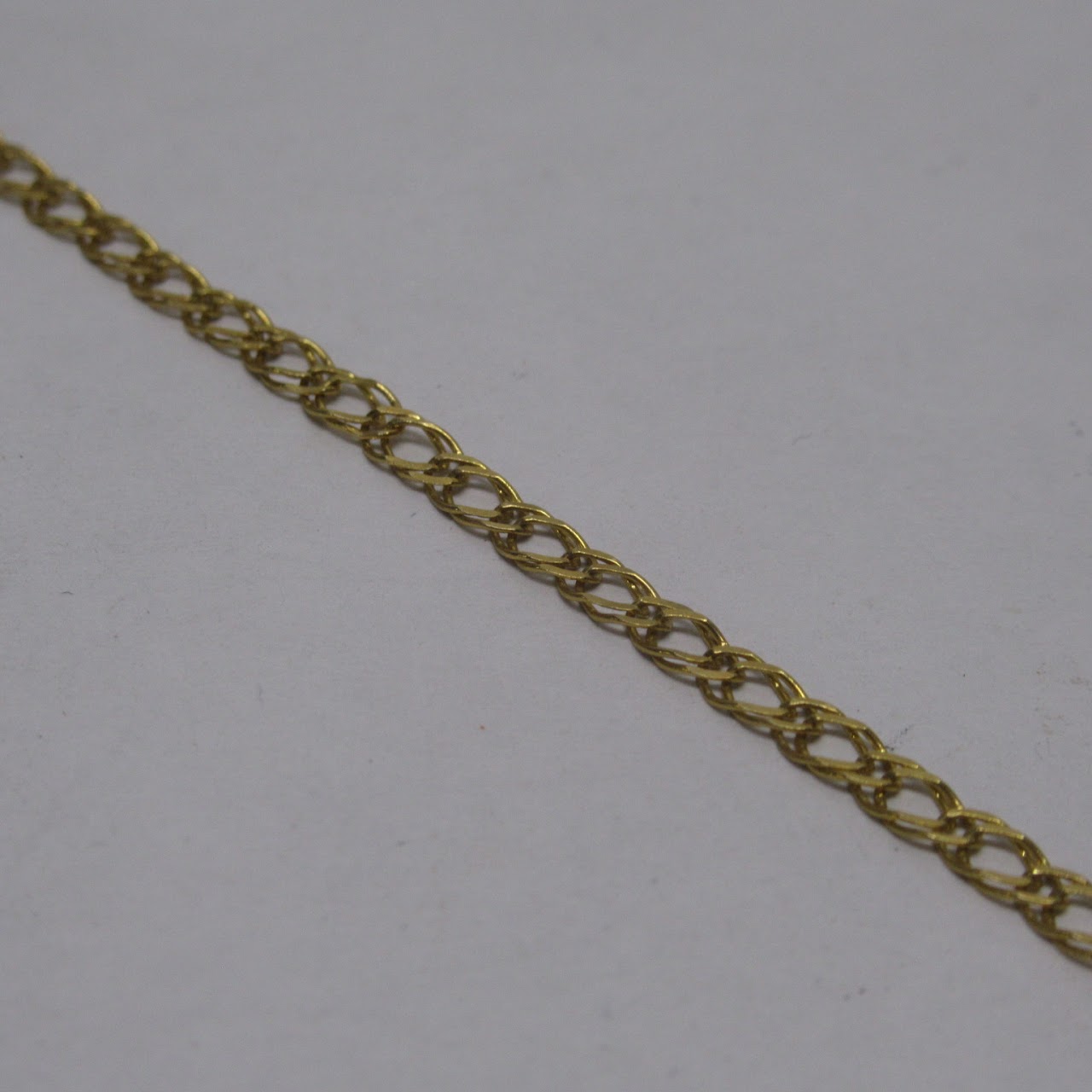 14K Gold Chain Bracelet