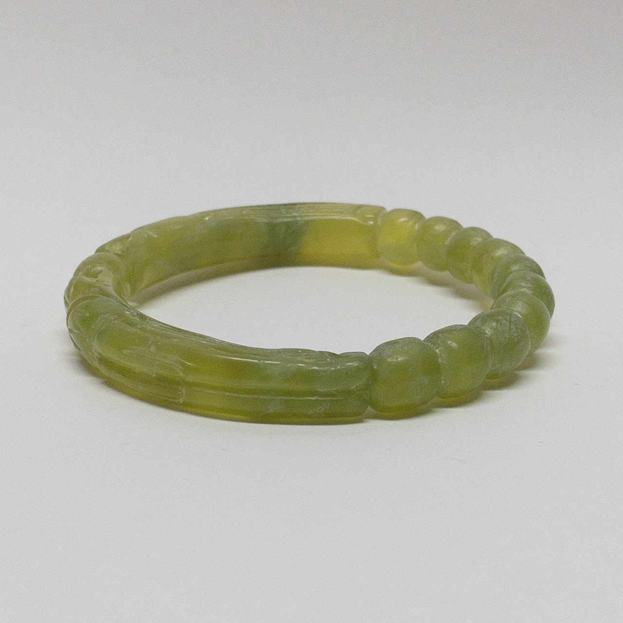 Metropolitan Museum of Art Verdant Green Jade Bangle