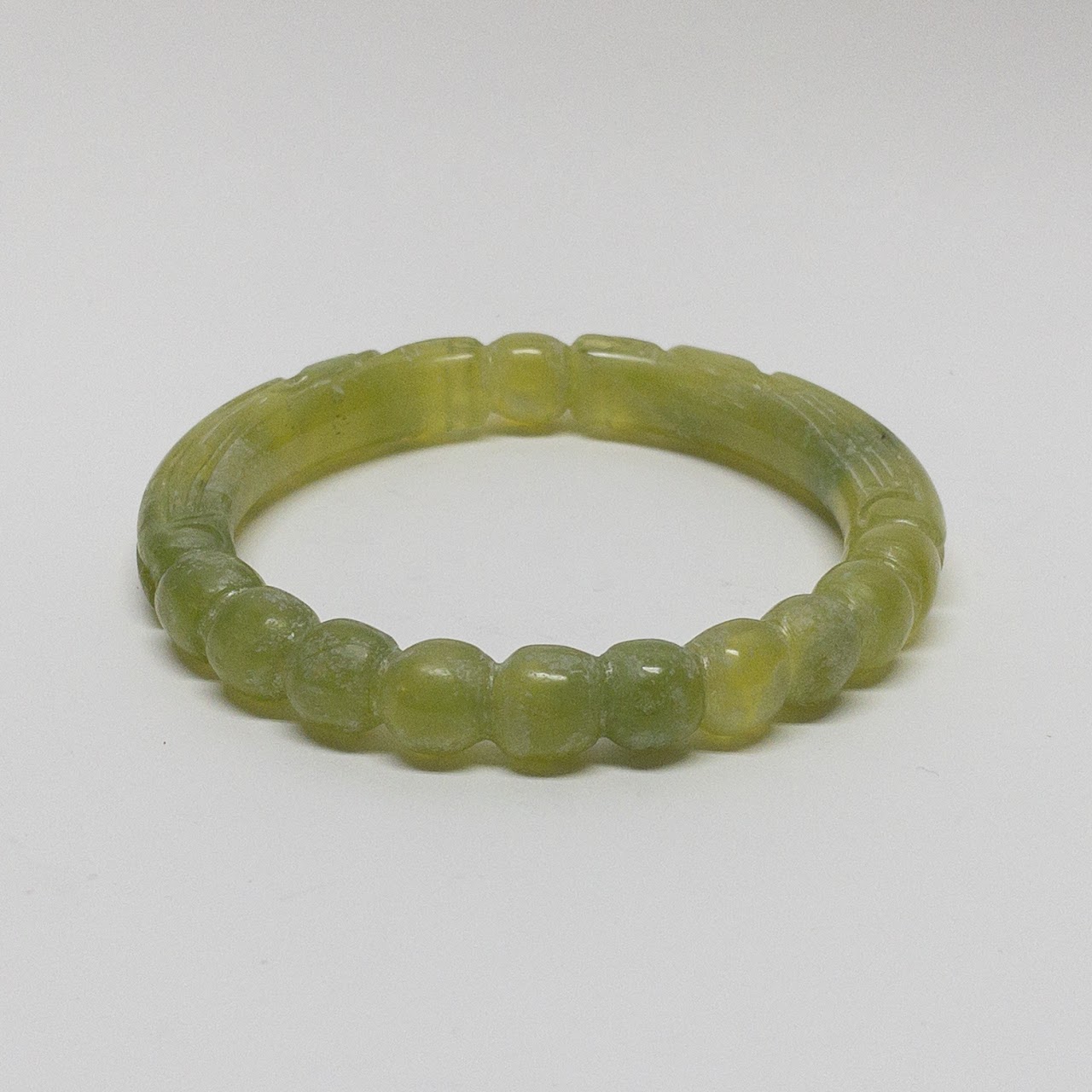 Metropolitan Museum of Art Verdant Green Jade Bangle