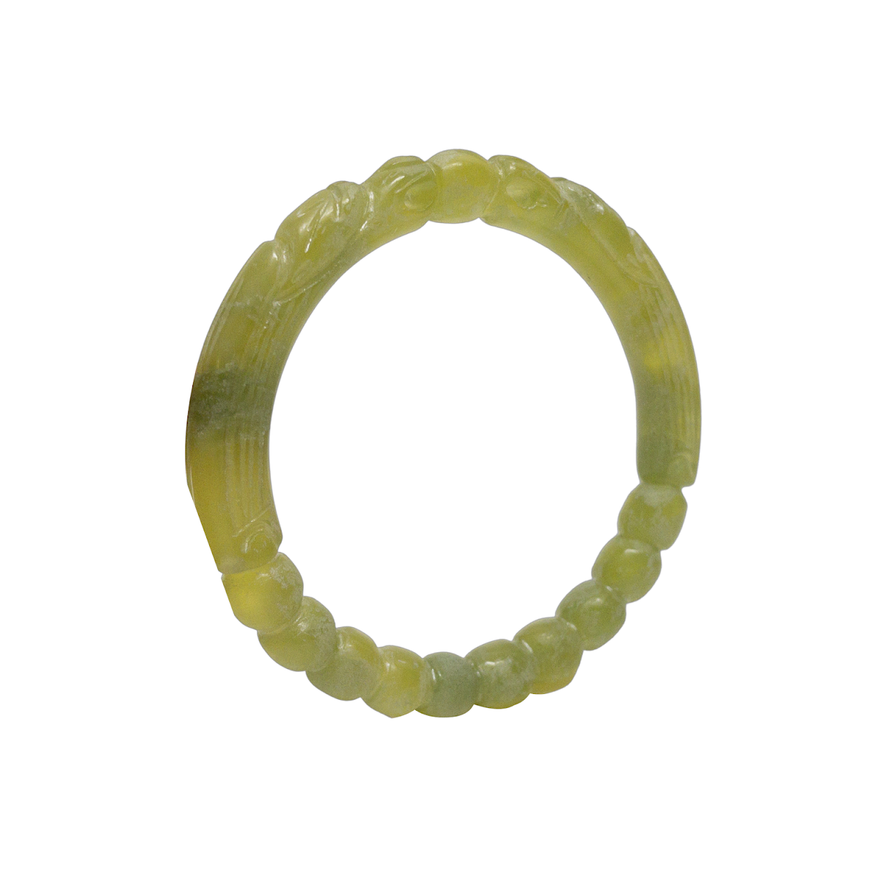 Metropolitan Museum of Art Verdant Green Jade Bangle