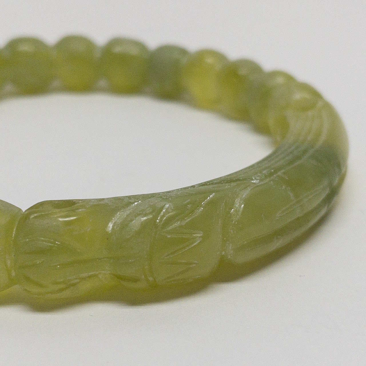 Metropolitan Museum of Art Verdant Green Jade Bangle