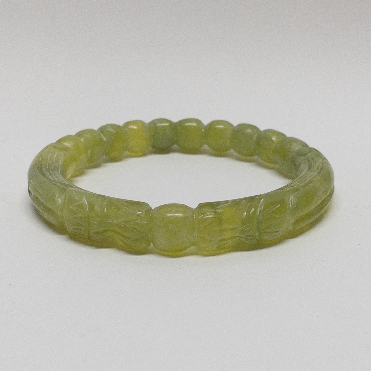 Metropolitan Museum of Art Verdant Green Jade Bangle