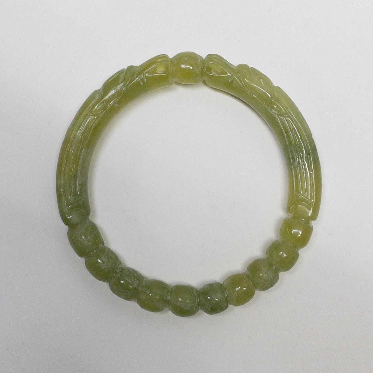 Metropolitan Museum of Art Verdant Green Jade Bangle