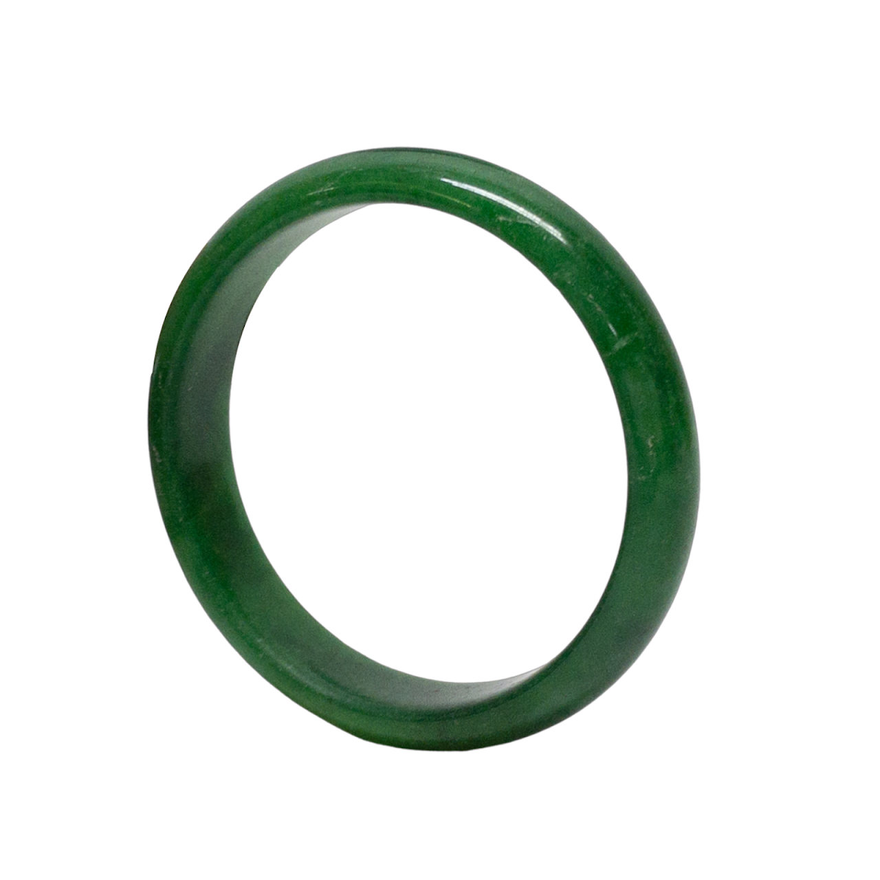 Dark Green Jade Bangle