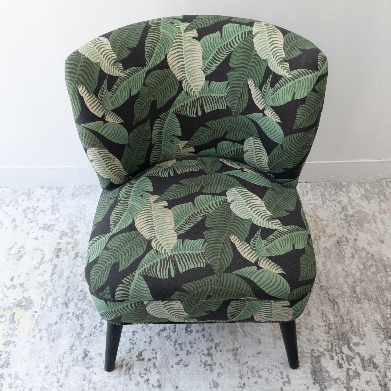 Skyline Furniture Tropical Upholstered Shelter Back Chair