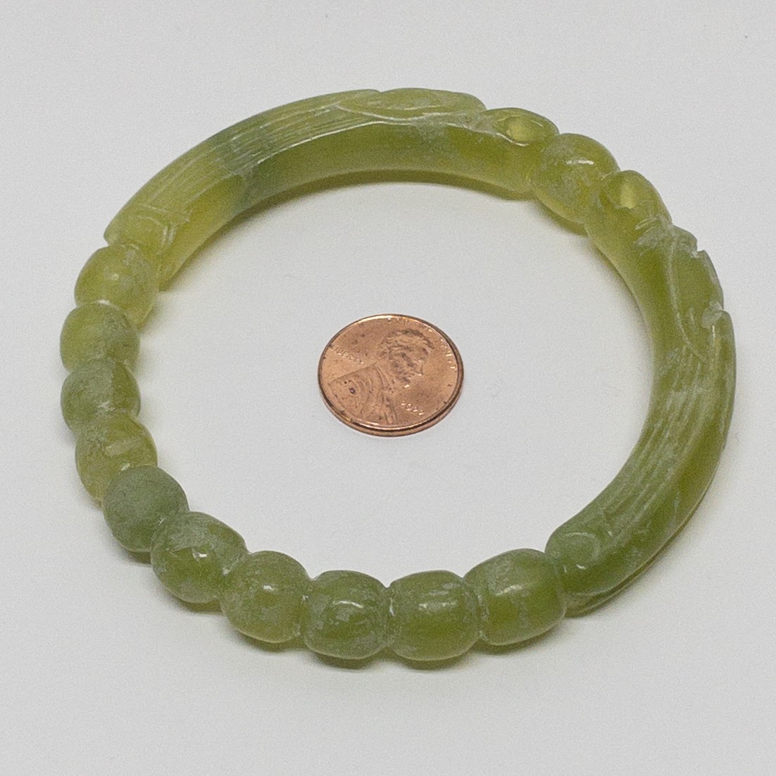 Metropolitan Museum of Art Verdant Green Jade Bangle