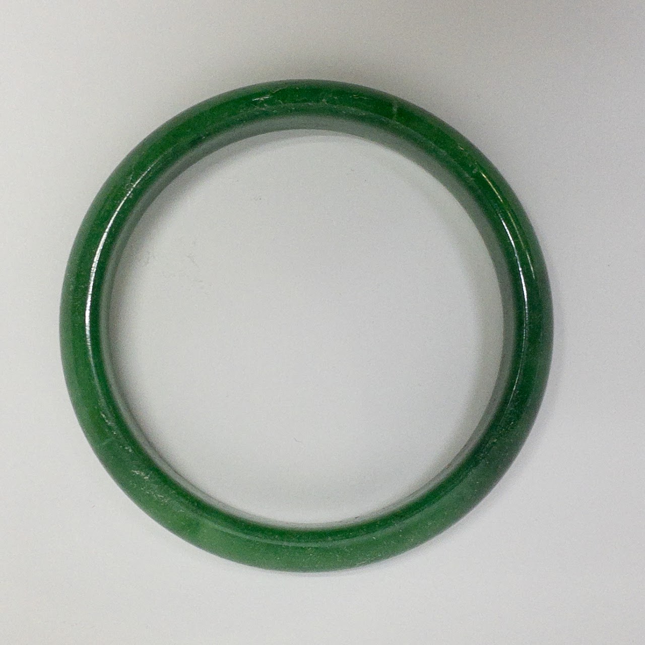 Dark Green Jade Bangle