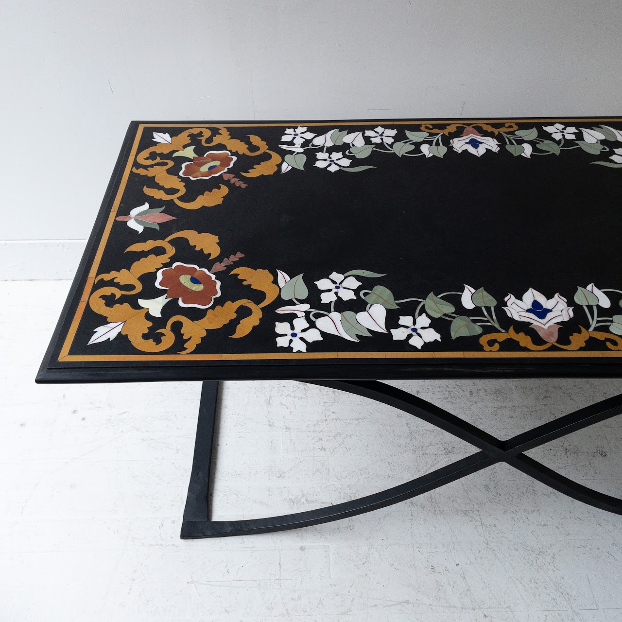 Marble & Stone Inlay Coffee Table