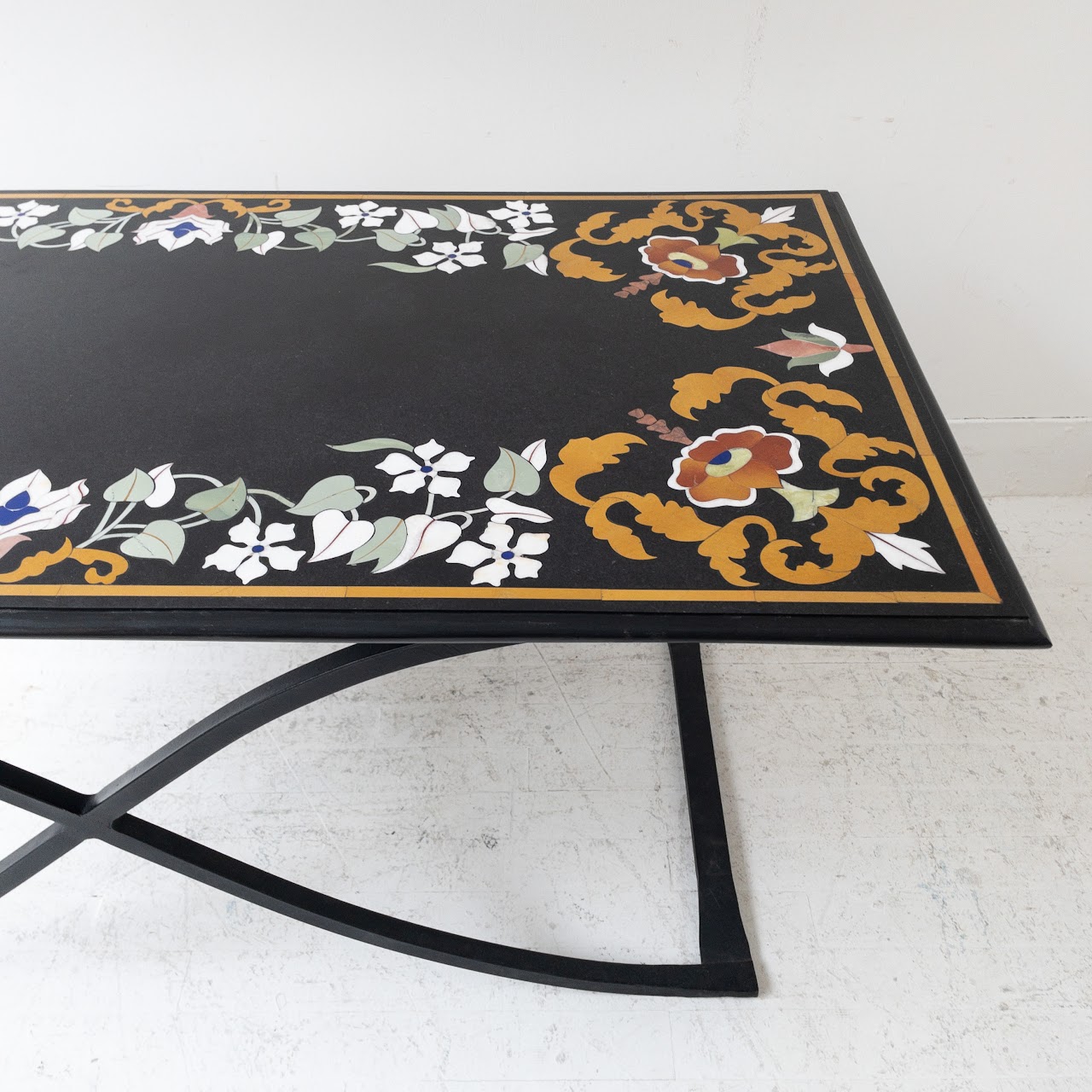 Marble & Stone Inlay Coffee Table