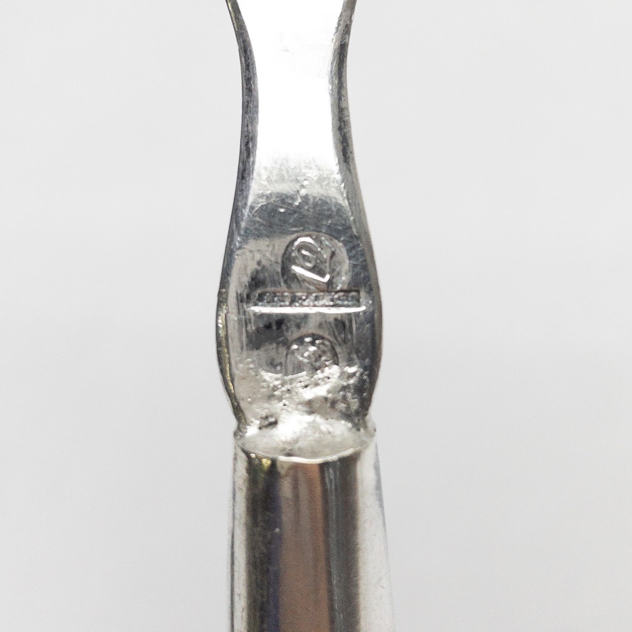 Antique Silver Fish Server