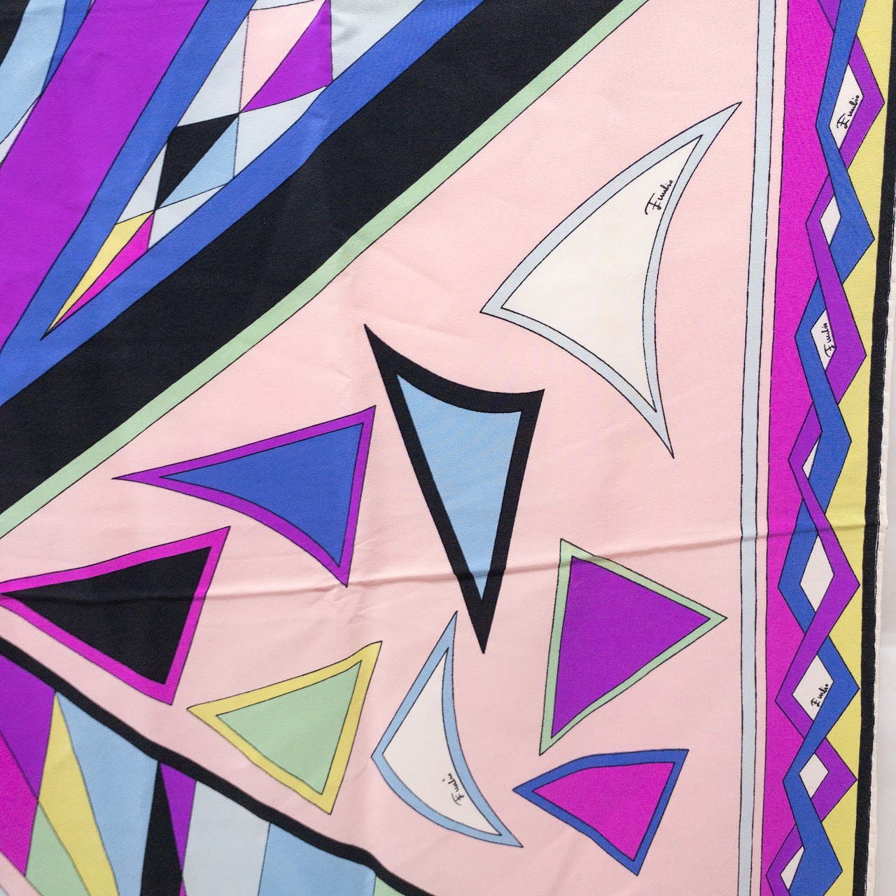 Emilio Pucci Cool Colors Scarf