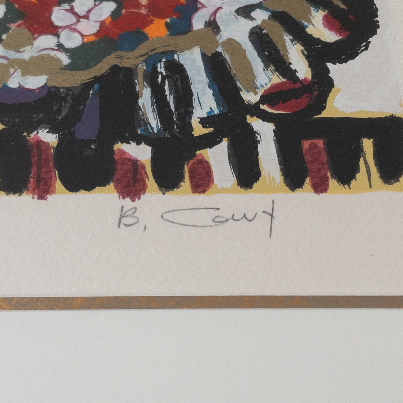 B. Couy Signed Lithograph