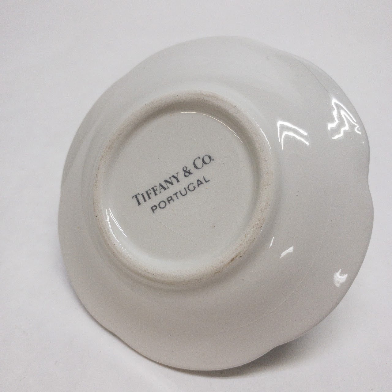 Tiffany & Co. Majolica Egg Cup Pair