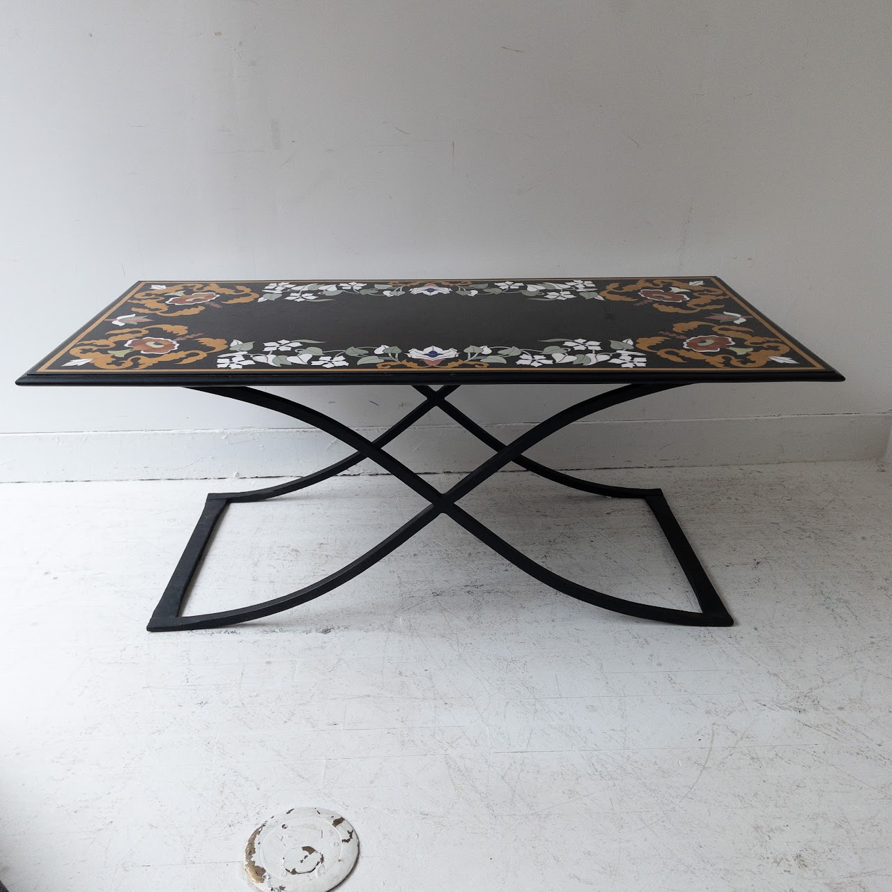 Marble & Stone Inlay Coffee Table