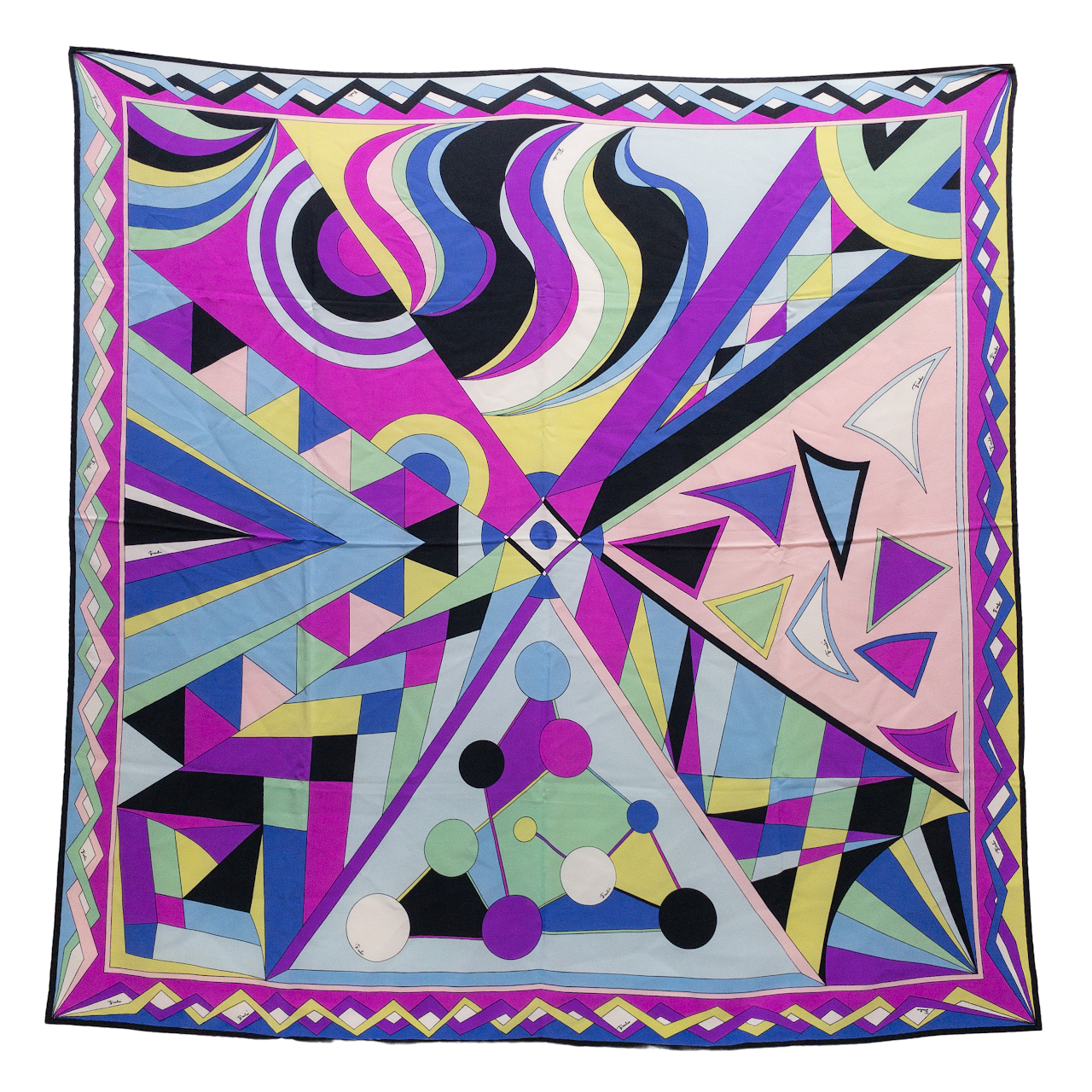 Emilio Pucci Cool Colors Scarf