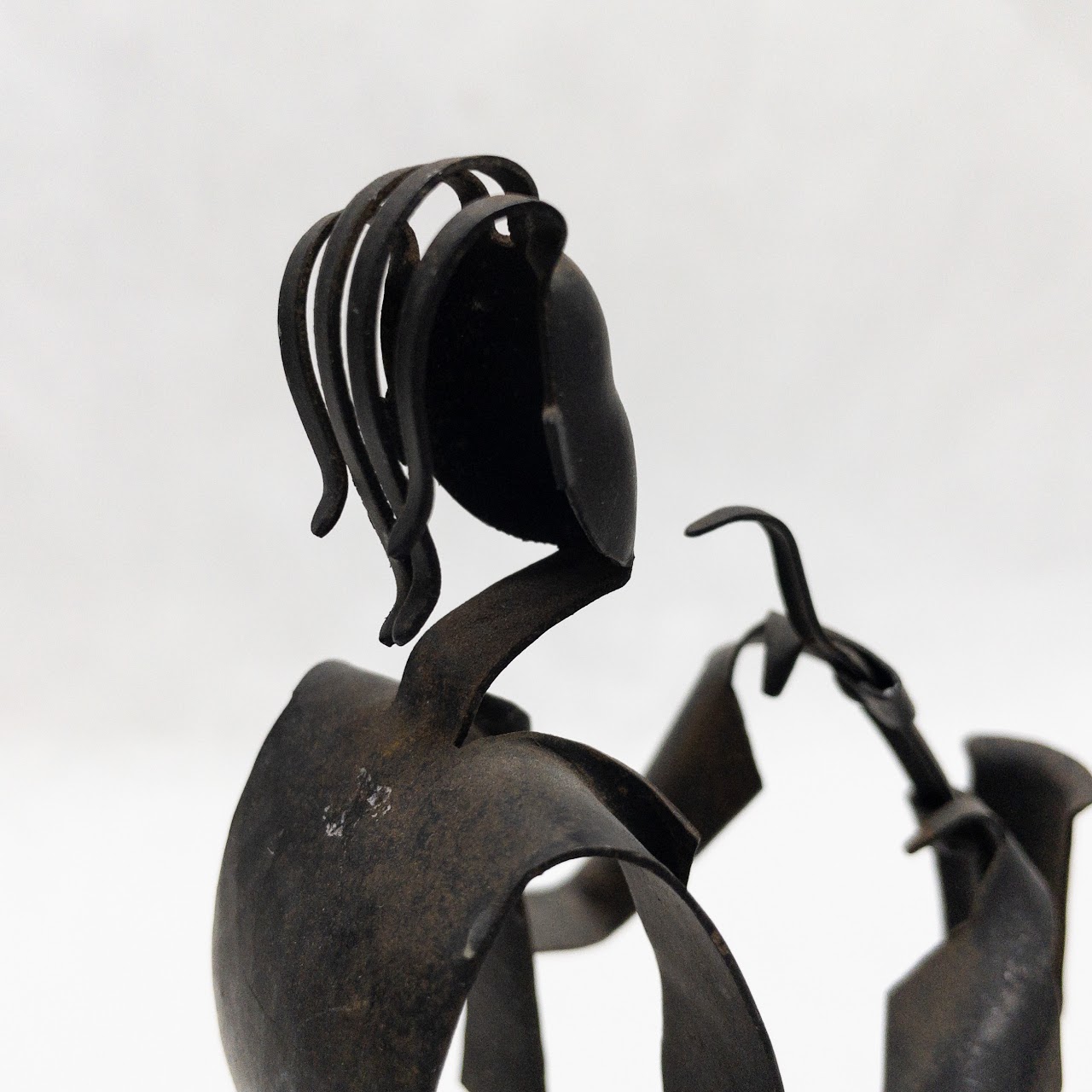 West Berlin Iron Jazz Sculpture Pair