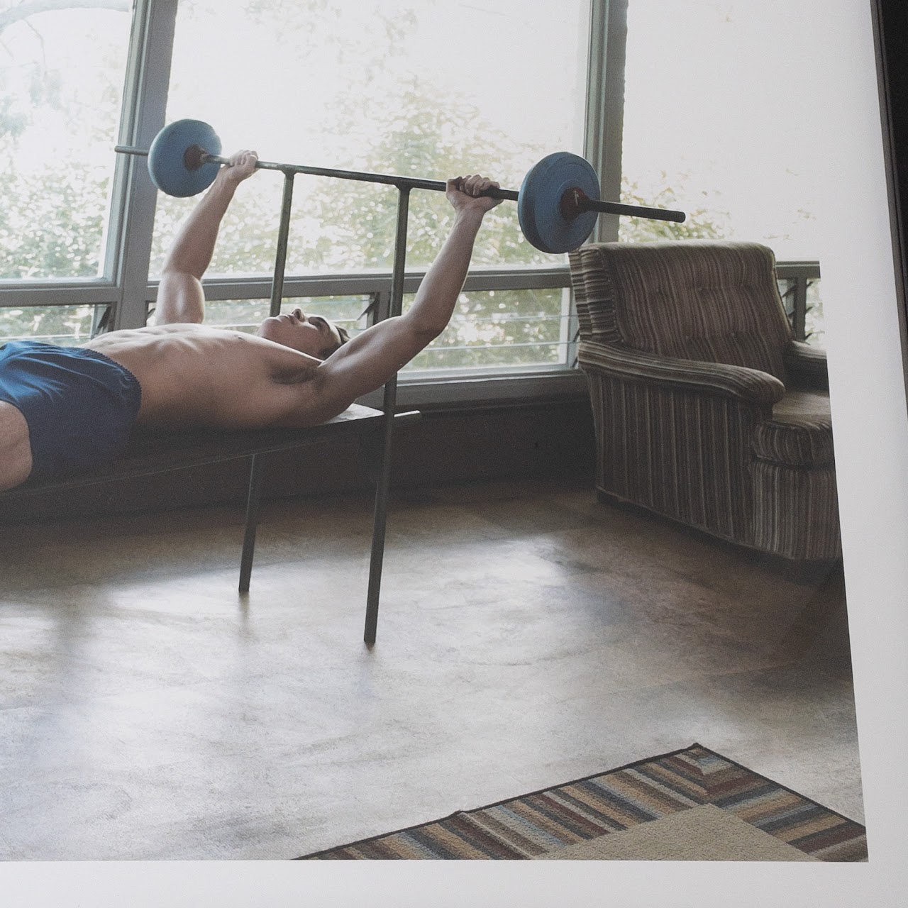 Luke Smalley 'Exercise at Home' Large Scale Photograph