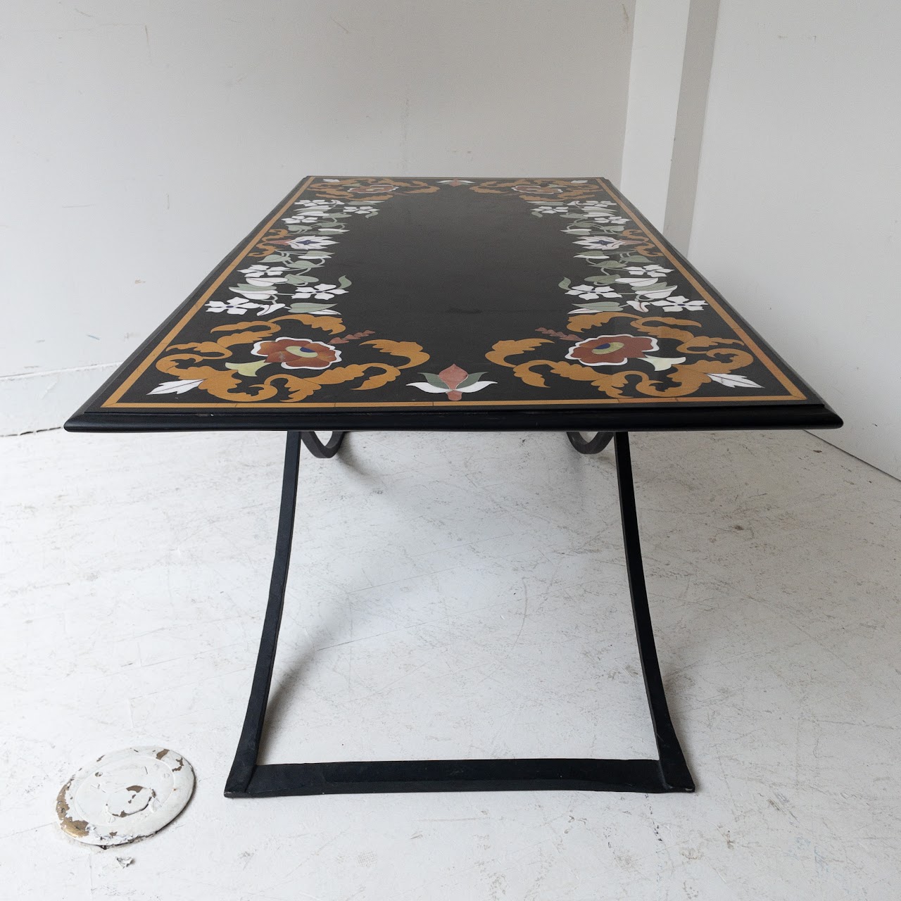 Marble & Stone Inlay Coffee Table