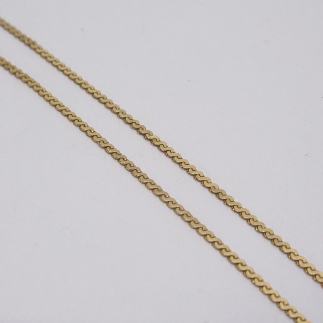 14K Gold 'S' Chain