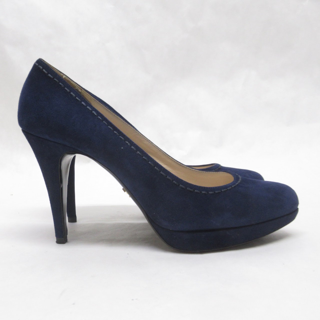 Prada Blue  Platform Pumps