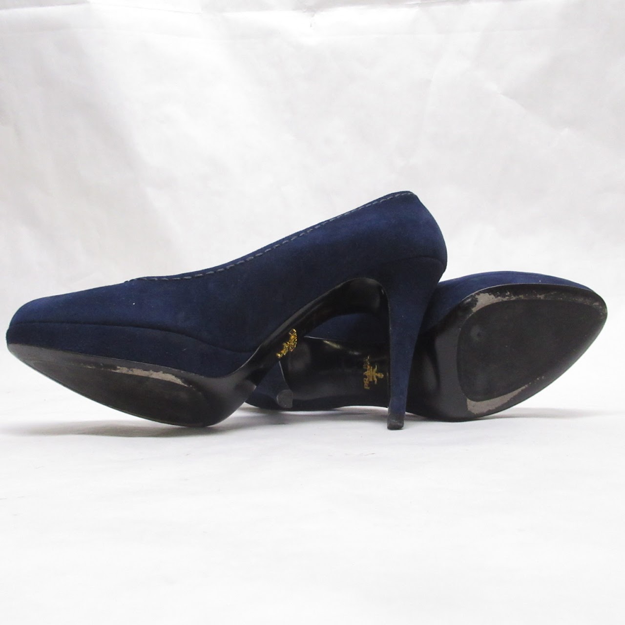 Prada Blue  Platform Pumps