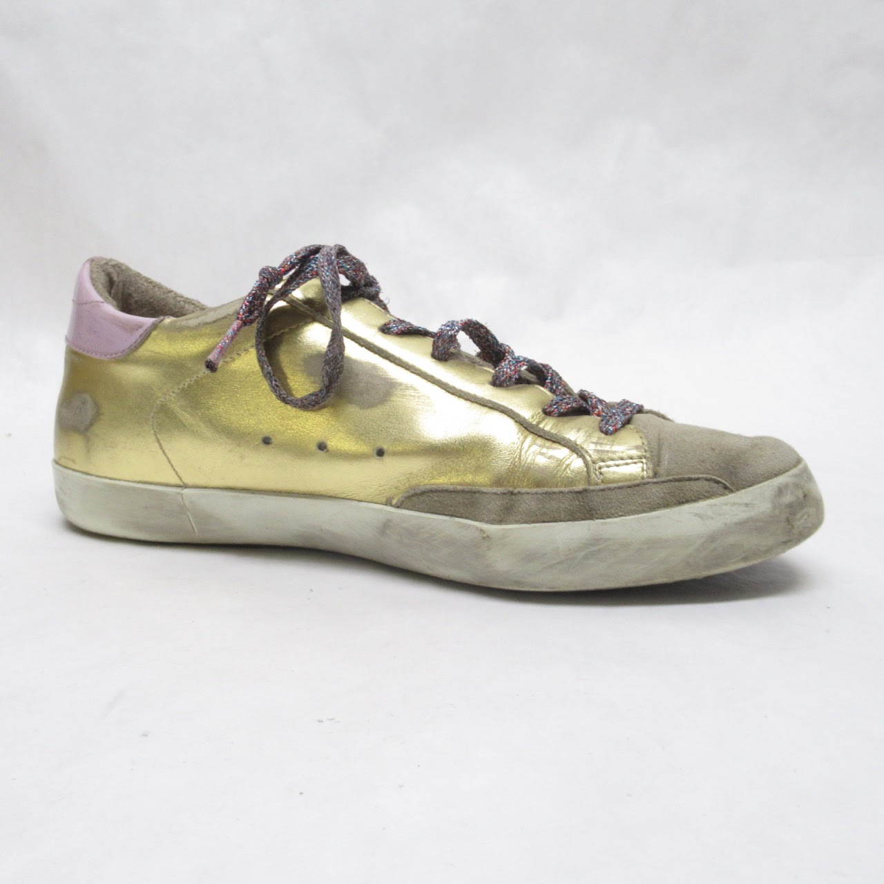 Golden Goose Deluxe Brand  Metallic Super-Star Sneakers