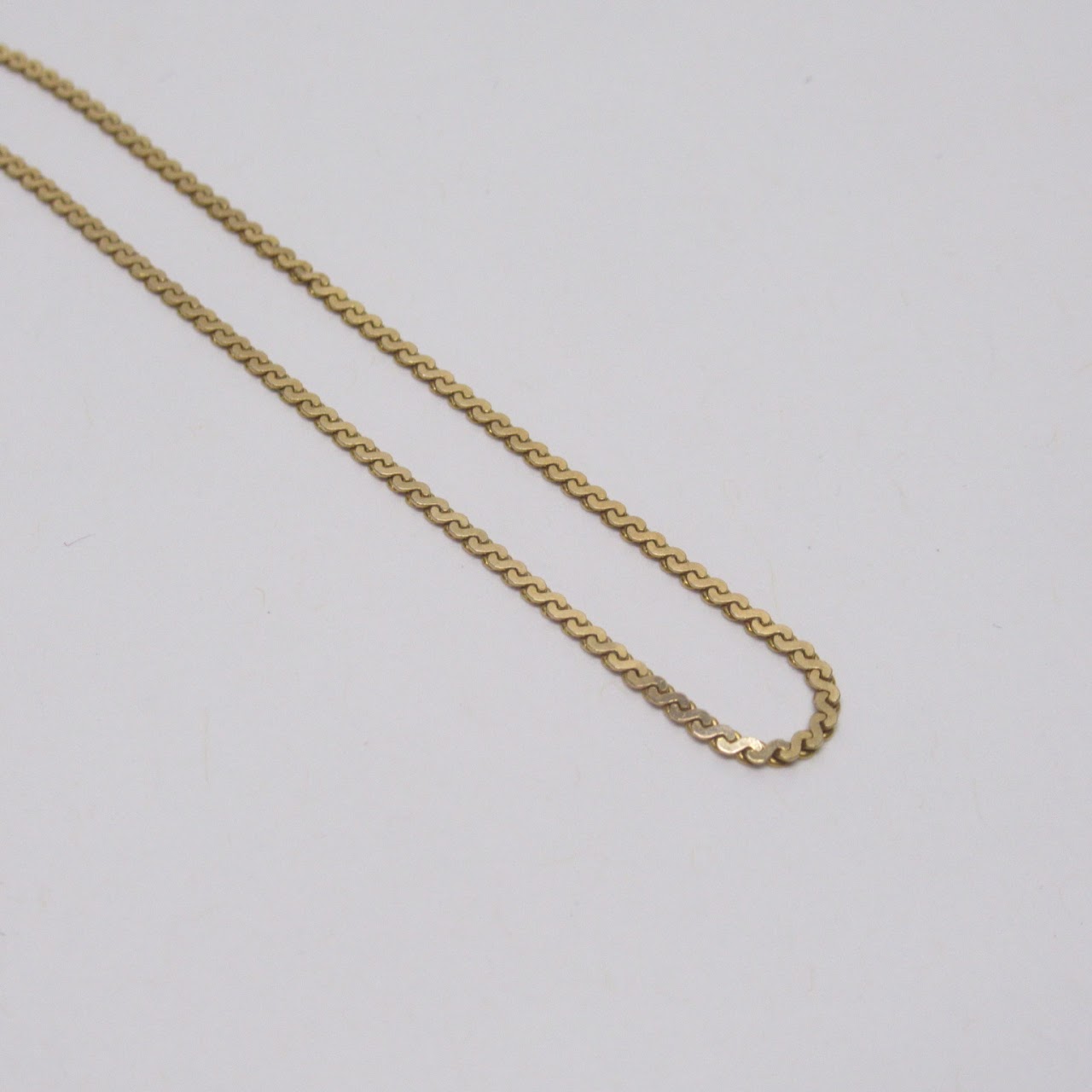 14K Gold 'S' Chain