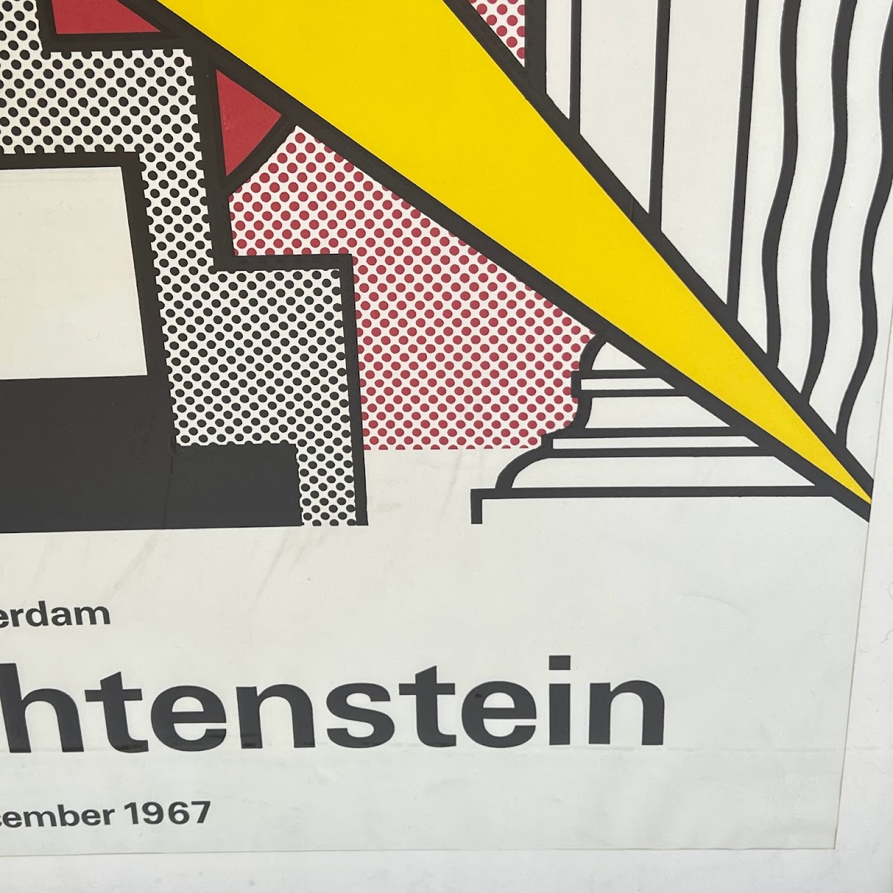 Roy Lichtenstein Stedelijk Museum Lithograph Exhibition Poster