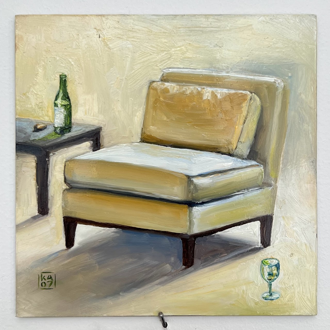 Interior Still Life Miniature Oil Painting