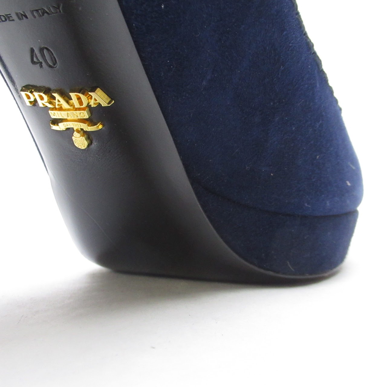 Prada Blue  Platform Pumps