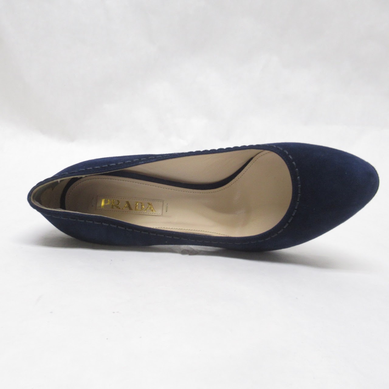 Prada Blue  Platform Pumps