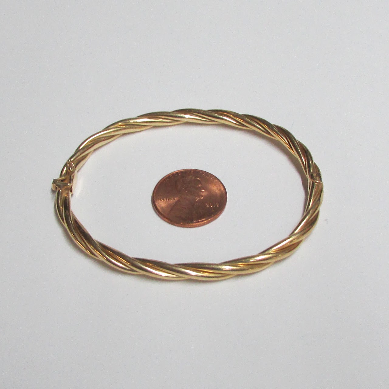 14K Gold Rope Bracelet