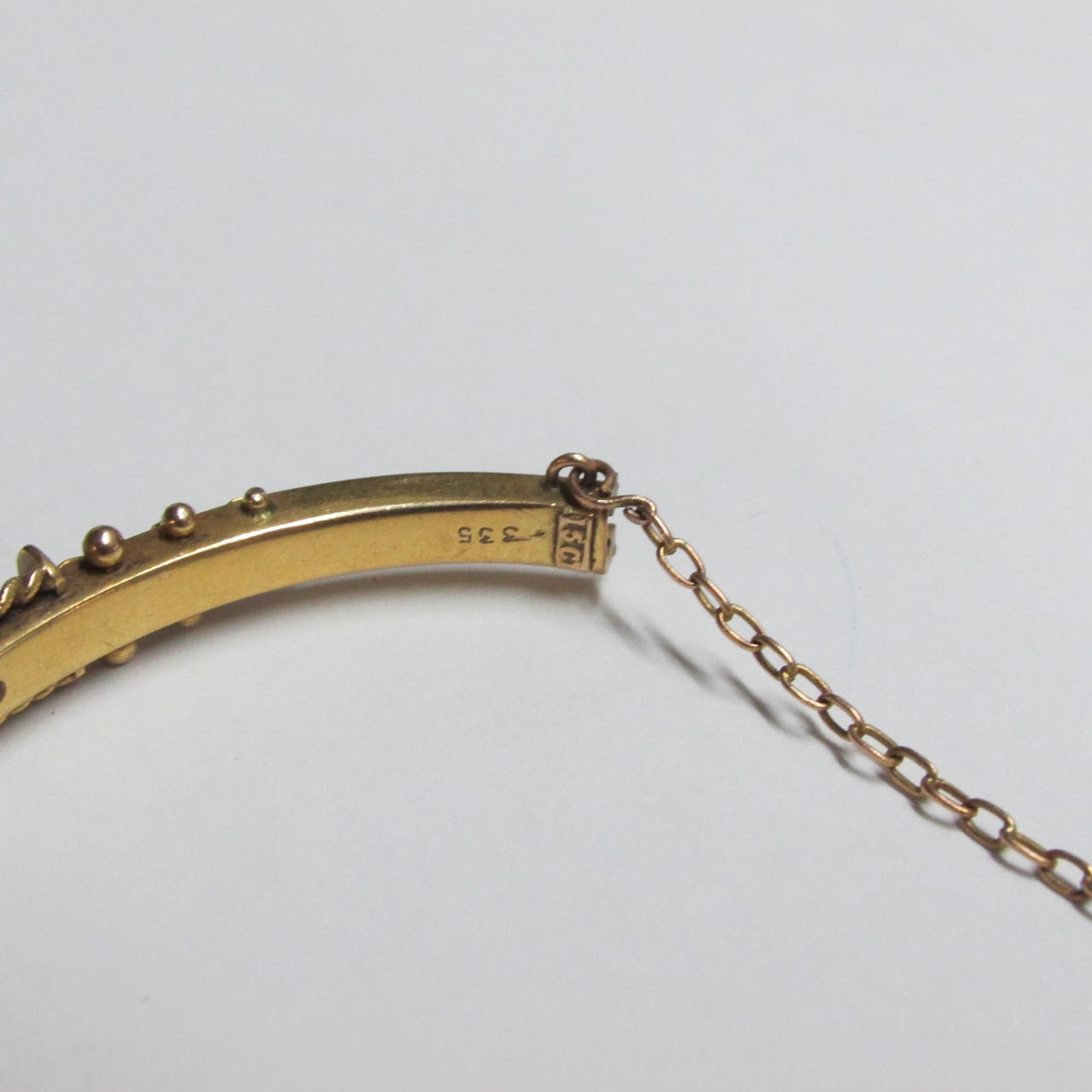 15K Gold & Diamond Bracelet