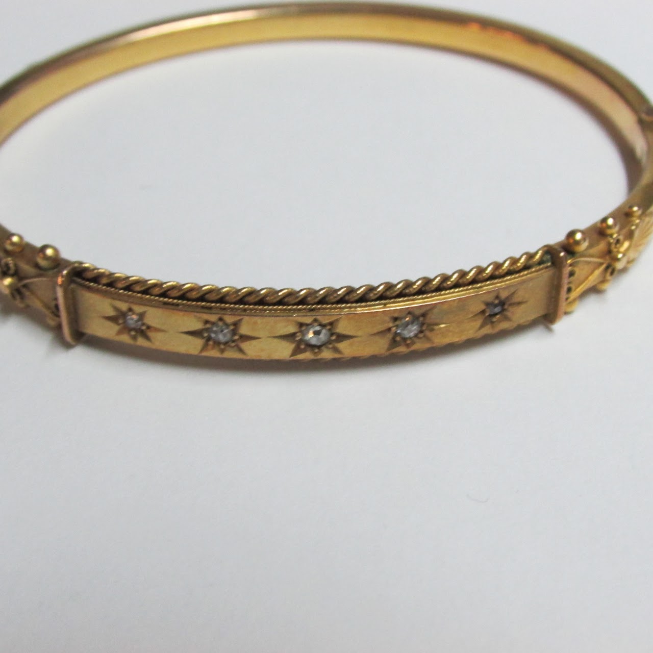 15K Gold & Diamond Bracelet