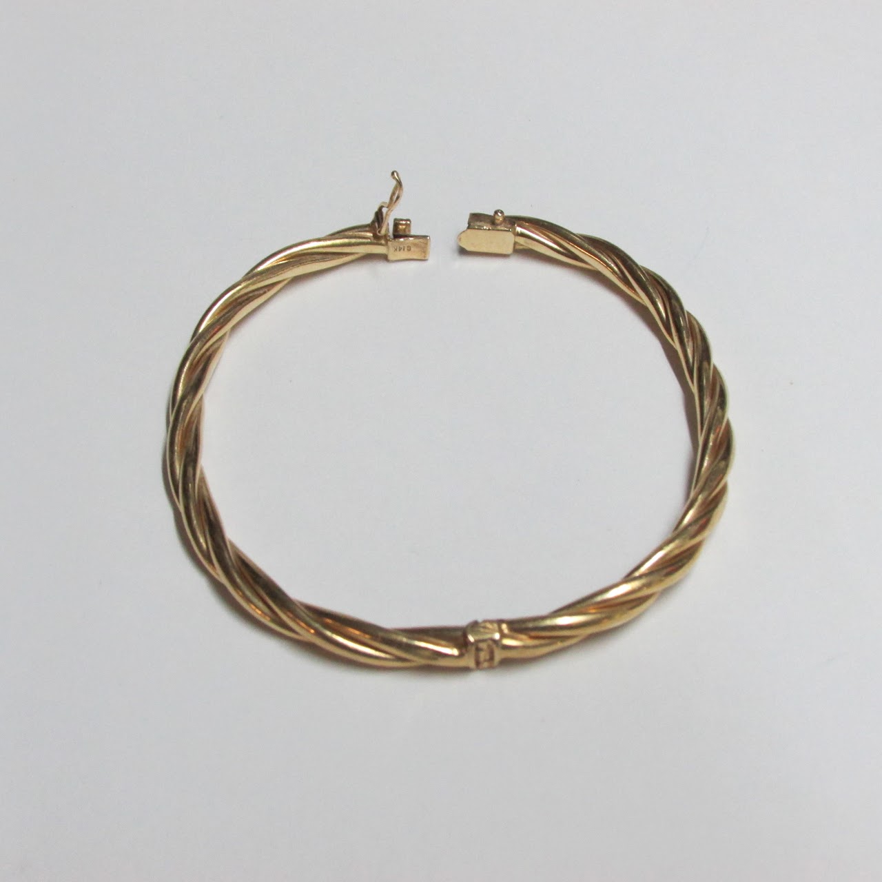 14K Gold Rope Bracelet