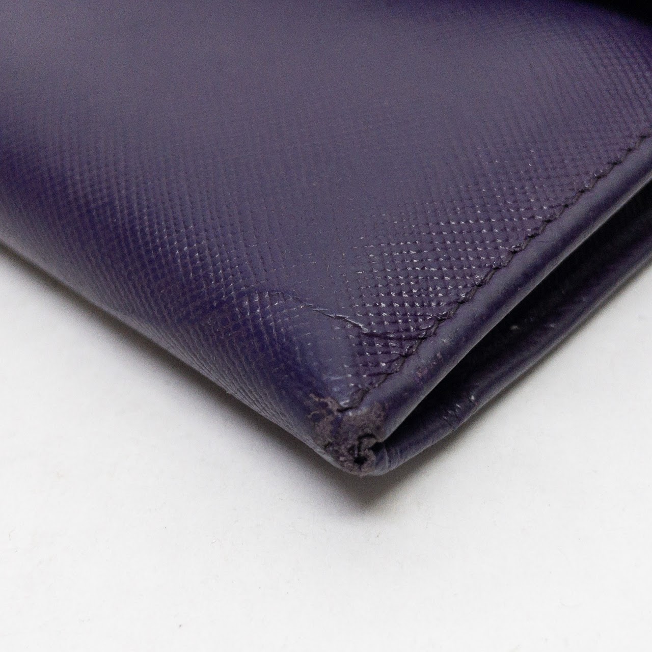 Prada Leather Tri-Fold Wallet