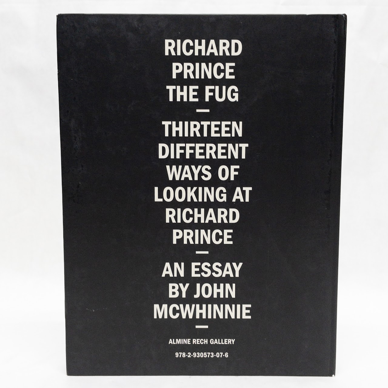 Richard Prince "The Fug" Hardcover Art Book